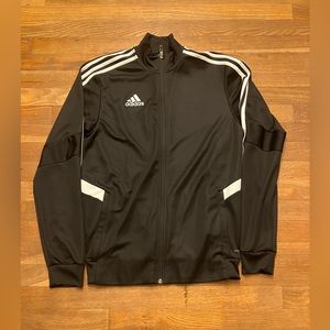 Black Adidas windbreaker size medium